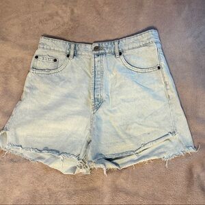 Zara Light Blue Jean Shorts